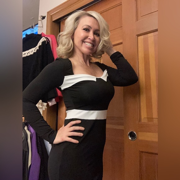 Paris Women’s Designer Bodycon Dress - Picture 8 of 16